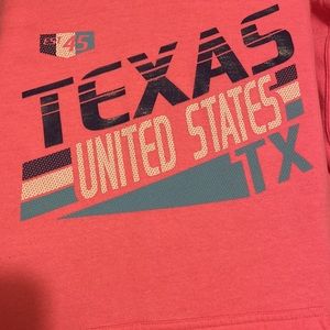 Texas united states hoodie pink large worn once